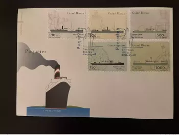 Guinea-Bissau 2001 Mi. 1590-1594 FDC Schiffe Ships Bateaux Paquetes