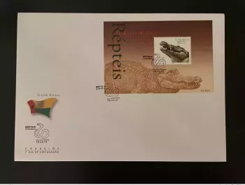Guinée-Bissau 2002 Mi. Bl. 381 FDC Reptiles Reptilien Crocodile Nil Alligator