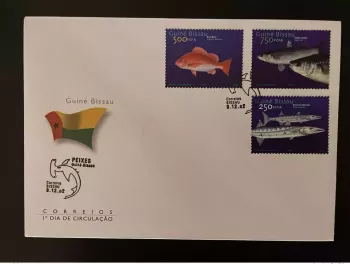 Guinea-Bissau 2002 Mi. 2025-2027 FDC Fische
