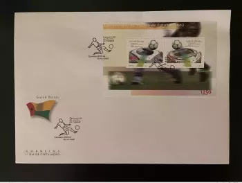 Guinea-Bissau 2002 Mi. Bl. 377 FDC Fußball FIFA WM Japan Südkorea