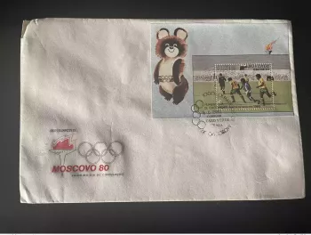 Kap Verde 1980 Mi. Bl. 2 FDC Olympische Spiele Moskau