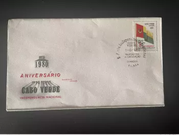 Kap Verde 1980 Mi. 406 FDC 5. Jahrestag Unabhängigkeit Flagge