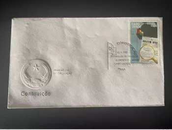 Cabo Verde 1981 Mi. 439 FDC 6 ans Constitution Contituiçao Flag Drapeau Map