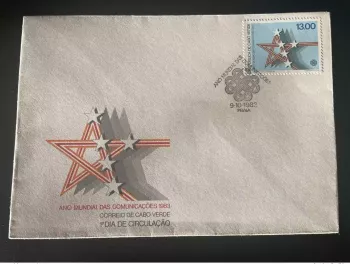 Kap Verde 1983 Mi. 477 FDC Kommunikation Communicaçoes