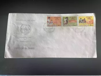 Cabo Verde 1987 Mi. 511 - 515 FDC Protecçao da Criança Child Protection