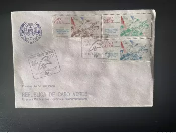 Kap Verde 1989 Mi. 560-562 FDC PhilexFrance Delacroix Revolution 1789