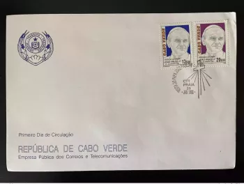 Kap Verde 1990 Mi. 577-588 FDC Papst Johannes Paul II