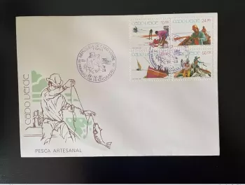 Kap Verde 1991 Mi. 605-608 FDC Fischerei Fisch
