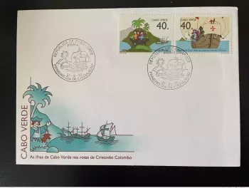 Cabo Verde 1992 Mi. 631 - 632 FDC Cristovao Colombo Christopher Columbus