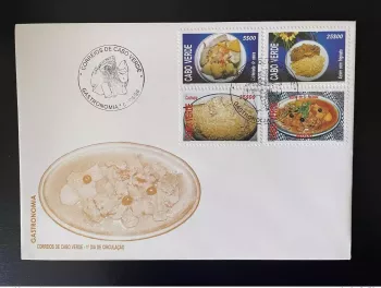 Cabo Verde 1998 Mi. 742 - 745 FDC Gastronomia Gastronomy Gastronomie Food