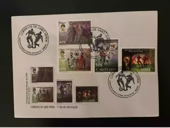 Cabo Verde 2010 Mi. 965 - 968 FDC FIFA Football Coupe du Monde WM South Africa