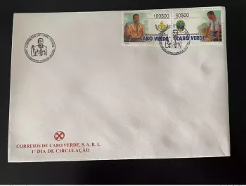 Cabo Verde 2003 Mi. 832-833 FDC Pfadfinder Scouts
