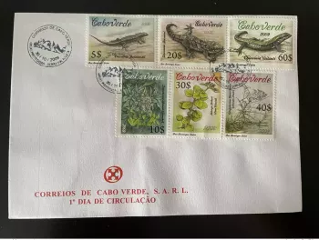 Cabo Verde 2009 Mi. 946 - 951 FDC Serra Malagueta Plant Protection Areas