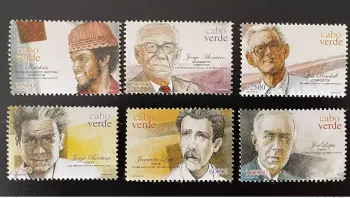 Cabo Verde 2003 Mi. 819 - 824 Poetas e Compositores Music Musik Musique Poètes