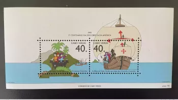Cabo Verde 1992 Mi. Bl. 20 Cristovao Colombo Christopher Columbus Colomb