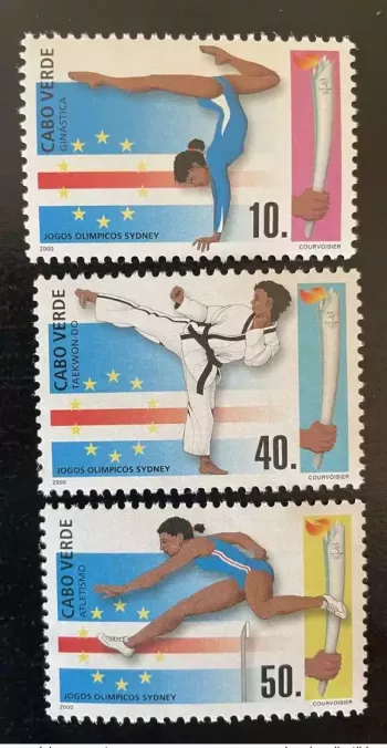 Cabo Verde 2000 Mi. 774 - 776 Sydney Jogos Olimpicos Jeux Olympiques Judo Sport