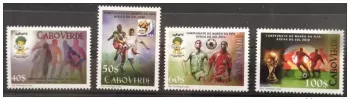 Cabo Verde 2010 - Mi. 965 - 968 FIFA South Africa Coupe du Monde  4 val. MNH