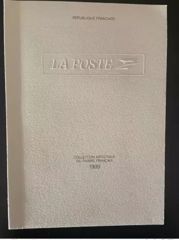 FRANCE 1999 COLLECTION FRENCH STAMP ARTISTIC SERIES GIFT MINISTER BOOK