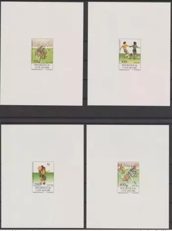Ivory Coast 1993 Mi. 1101 - 1104 World Cup Soccer 1994 USA Luxury Event