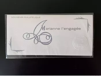 France 2018 - philatelic souvenir block No. 145 to 145C Marianne the Engaged