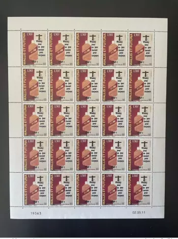 Wallis und Futuna 2011 YT Nr.752 Gegen Alkohol Bogen MNH**