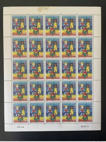 New Caledonia 2011 YT No. 1136 Noël Christmas Natal Full Sheet