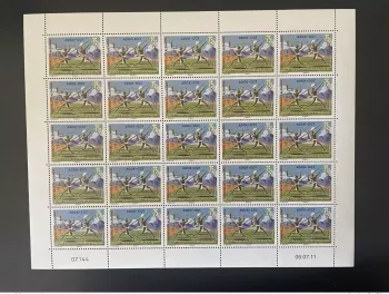 New Caledonia 2011 YT No. 1131 Traditional Games Kanak Sport Full Sheet