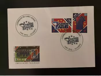 Cabo Verde 2012 Mi 10:18 - 10:19 FDC Football Fußball Soccer CAN Africa Cup 2013