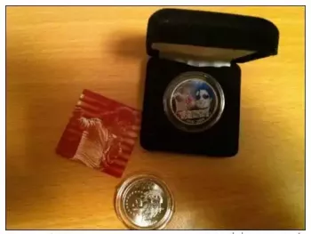 MICHAEL JACKSON QUARTER DOLLAR COLORISE FARBIG KING OF POP OFFICIAL COIN
