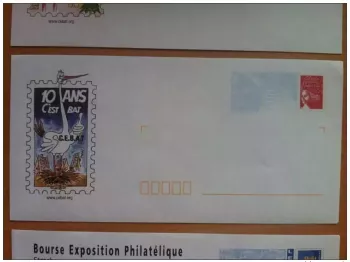 FRANCE 2005 P.A.P. No. 1 10 YEARS OF CEBAT CIGOGNE ALSACE MAISONS ALSATIENNES