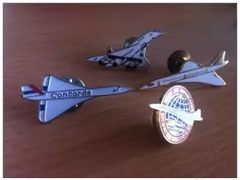 PIN'S SET 4 - CONCORDE CHELU, TABLO-PARIS 1992, DEMONS ET MERVEILLES