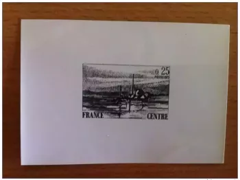 FRANCE 1976 - GRAVURE GRAVURES EPREUVE PHOTO 1863 REGION CENTRE SUR PAPIER AGFA
