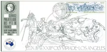 006 Official Map Exhibition Melbourne 1984 France Olympic Games
