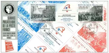052 Offizielle Karte Exhibition 1988 Frankreich FDC Französische Revolution 200J