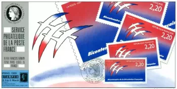 053 Offizielle Karte Stampex 1989 Frankreich FDC Vögel