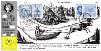 031 Offizielle Karte Ausstellung Stockholm 1986 Frankreich FDC Gemein