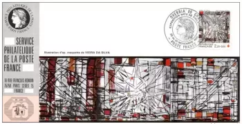 036 Offizielle Karte Ausstellung Graz 1986 Frankreich FDC Rotes Kreuz