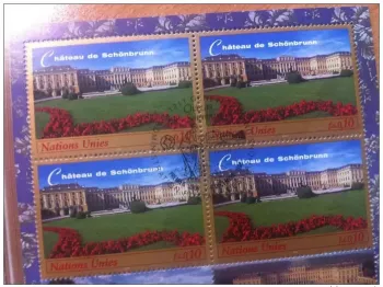 ONU GENEVE CARNET PRESTIGE 1998 C372 CHATEAUX ET JARDINS DE SCHÖNBRUNN FDC OBL.