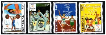 Sénégal 2000 Jeux Olympiques SYDNEY Taekwondo Handball Haltérophilie RARE MNH