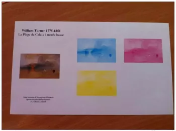 FRANCE - BANDE / EPREUVE GOMMEE IMPRESSION SUCCESSIVES - 4438 WILLIAM TURNER