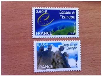 FRANCE 2007 Services Service neuf n°136 et 137 Conseil de l´Europe