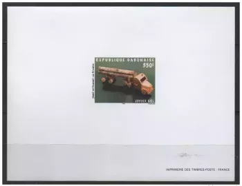 Gabun 2005 Mi. 1682 Luxusprobe Frohe Weihnachten Spielzeug LKW