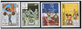 Sénégal 2000 IMPERF ND Jeux Olympiques SYDNEY Taekwondo Handball Haltérophilie