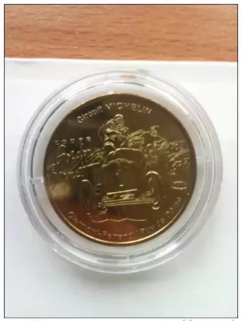 Monnaie de Paris 2005 - Gordon Bennett Clermont Ferrand Cup 5,000 ex RARE!