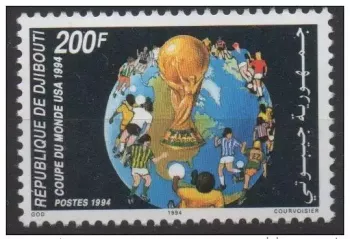 Djibouti 1994 Mi. 601 nine MNH FIFA World Cup WM USA RARE!