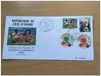 Ivory Coast 2002 FIFA World Cup Football Japan Korea WM Mi. 1293 - 1296