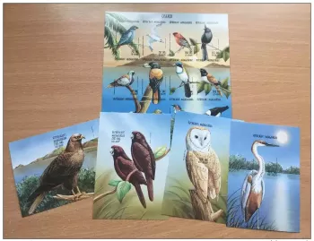 Madagascar 1999 Mi. 2133-44 Bl. 288-291I Fauna bird of prey owl **MNHIMPERF