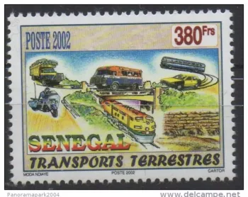 Senegal 2002/2004 - 380 F Car Bus Auto Moto Train Motorbike ** MNH RARE