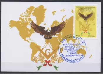Madagaskar 2017 Maximumkarte Mi. 2689 Fauna Vogel Adler Greifvogel MNH**
