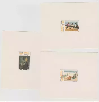 Sénégal 1985 1986 Mi. 861 - 865 Epreuve de Luxe Retour Pêche Poisson Faune